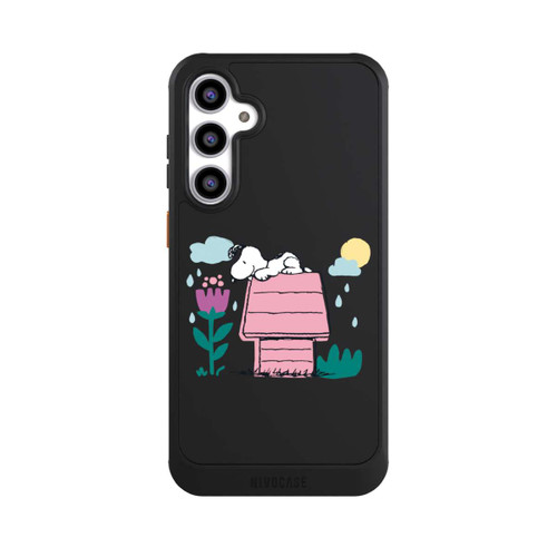 Samsung Galaxy S23 FE NIVOcore Snoopy Hundehütte Frühling transparent