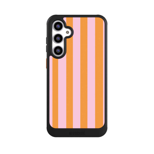 Samsung Galaxy S23 FE NIVOcore Orange And Pink Stripes