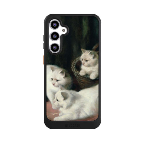 Samsung Galaxy S23 FE NIVOcore Three White Angora Kittens