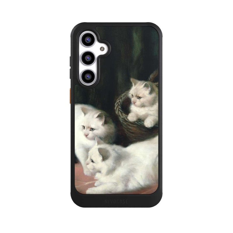 Galaxy S23 FE NIVOcore Three White Angora Kittens