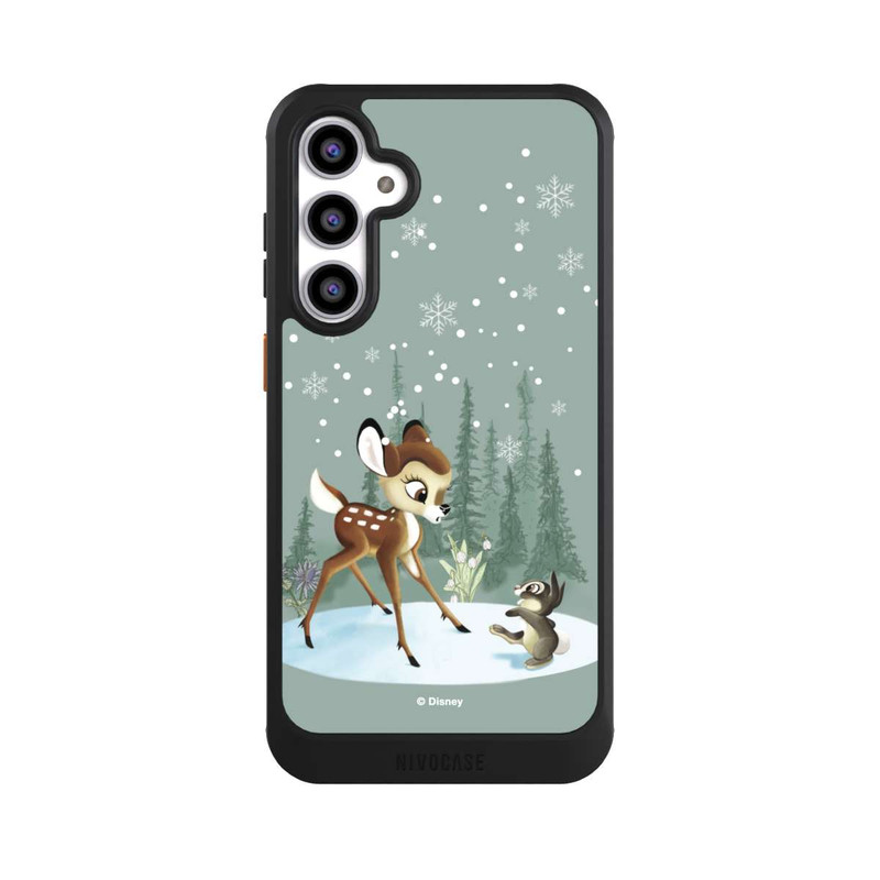 Galaxy S23 FE NIVOcore Bambi et Panpan Monde Hivernal
