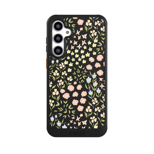 Samsung Galaxy S23 FE NIVOcore Blumenmuster Pastell Transparent