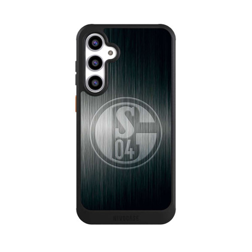 Samsung Galaxy S23 FE NIVOcore Schalke 04 Metall Look