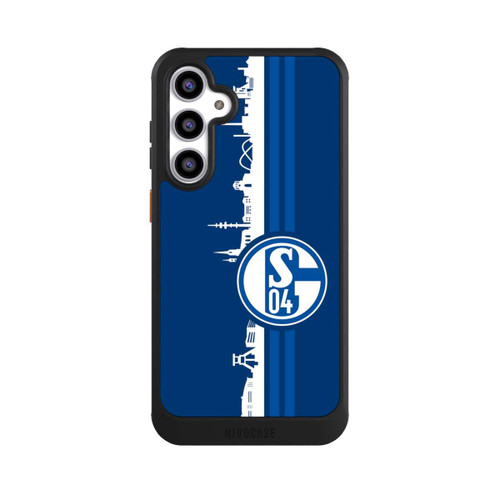 Samsung Galaxy S23 FE NIVOcore Schalke 04 Skyline Blau