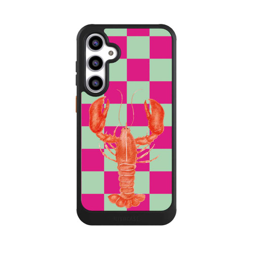 Samsung Galaxy S23 FE NIVOcore Pink Checkers Lobster