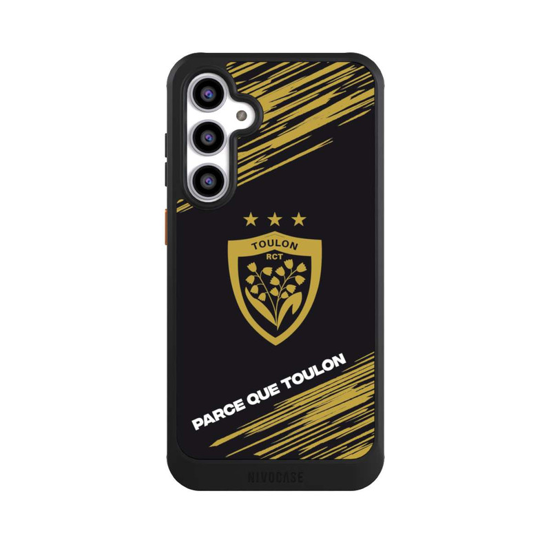 Galaxy S23 FE NIVOcore RCT Logo Gold Monochrom