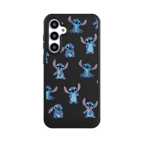 Samsung Galaxy S23 FE NIVOcore Stitch Faces Pattern Transparent