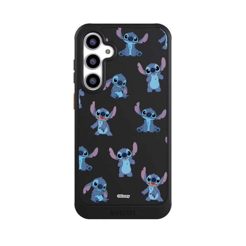 Galaxy S23 FE NIVOcore Stitch Faces Pattern Transparent
