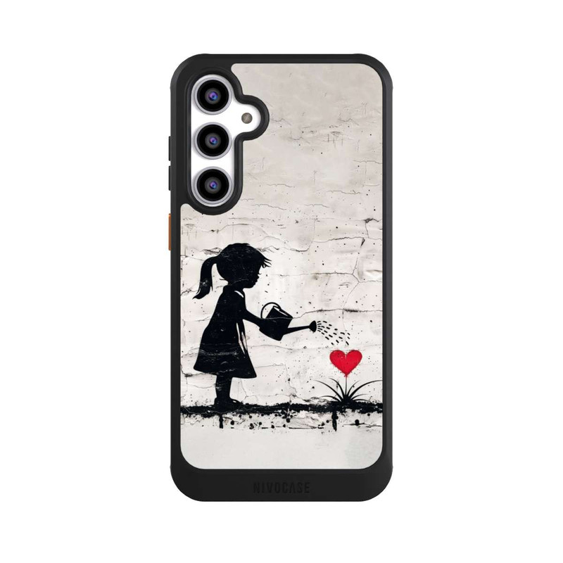 Galaxy S23 FE NIVOcore Girl Watering Bunch of Flowers 
