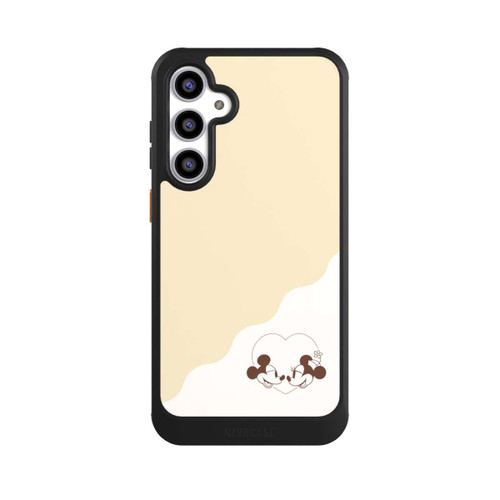 Samsung Galaxy S23 FE NIVOcore Mickey and Minnie Love Heart Beige