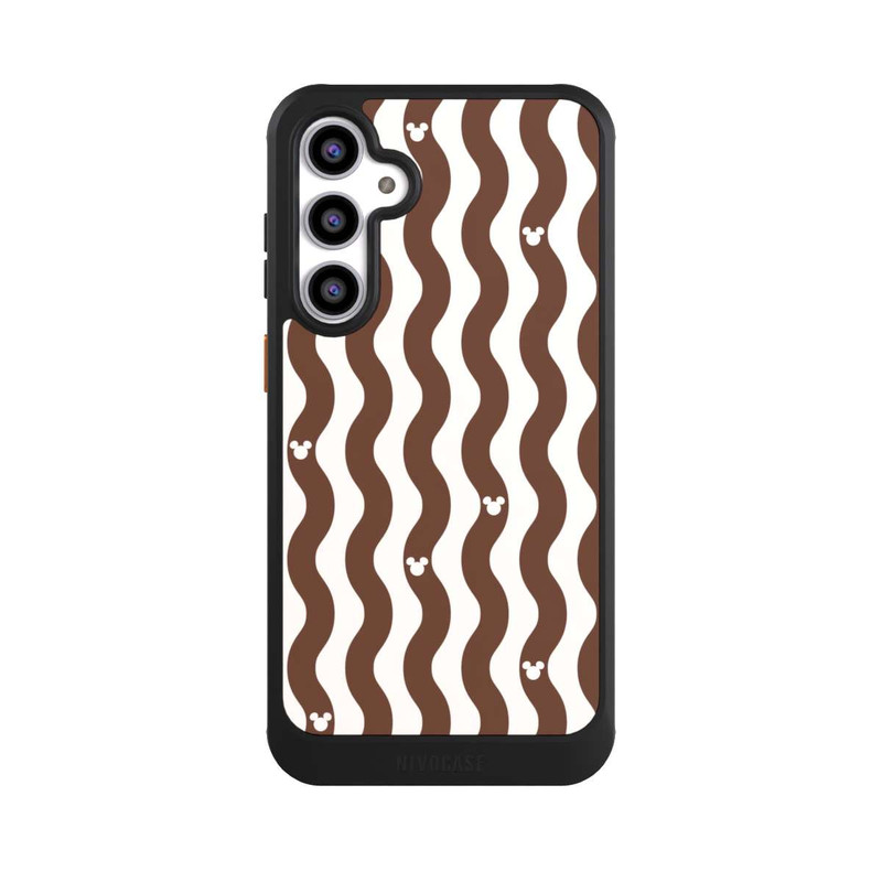 Galaxy S23 FE NIVOcore Micky Muster Braune Wellen