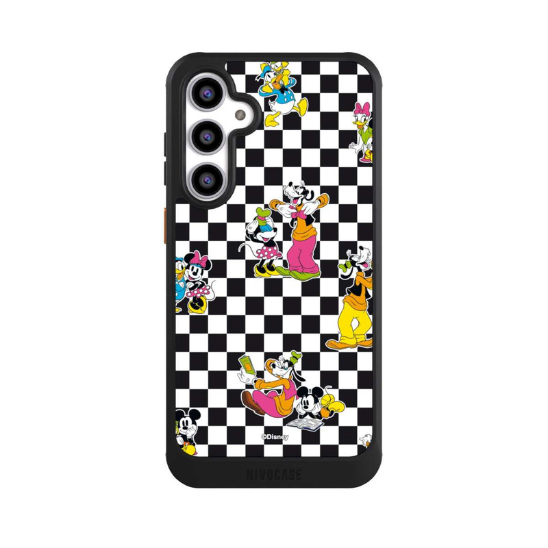 Galaxy S23 FE NIVOcore Donald and Friends Pattern Black and White