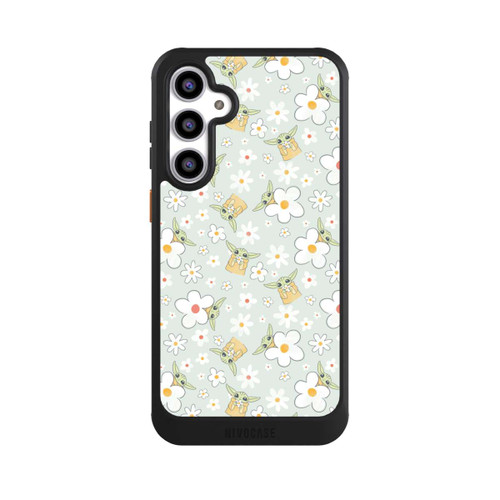 Samsung Galaxy S23 FE NIVOcore Baby Yoda Flower Pattern