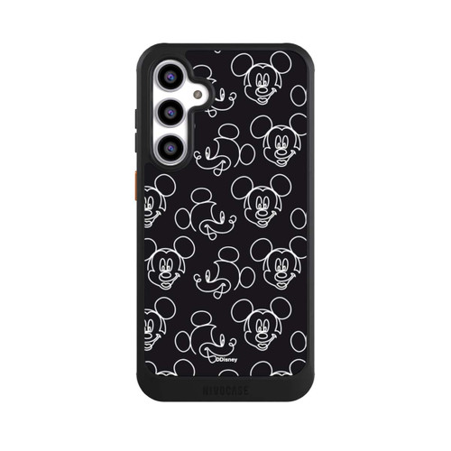 Samsung Galaxy S23 FE NIVOcore Disney Mickey Muster Schwarz