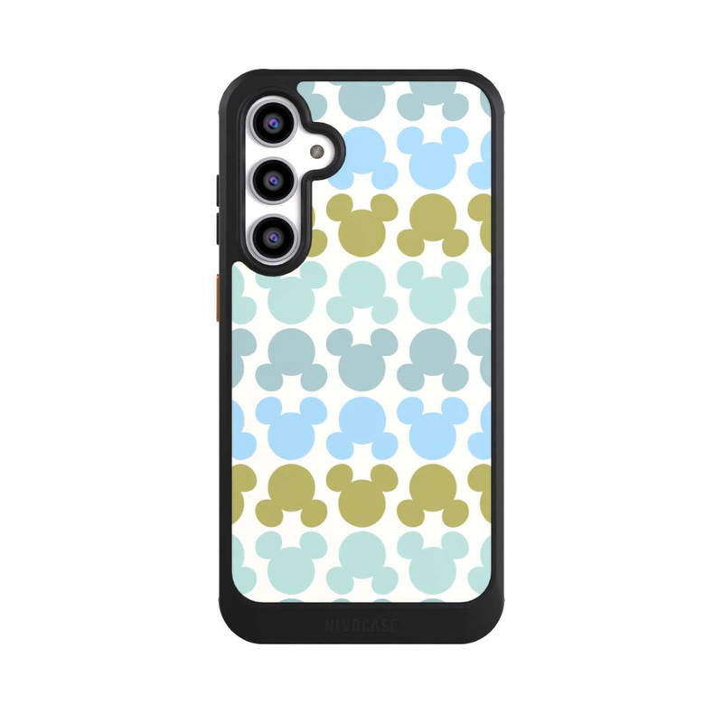 Galaxy S23 FE NIVOcore Disney Mickey Icon Pattern Green and Blue