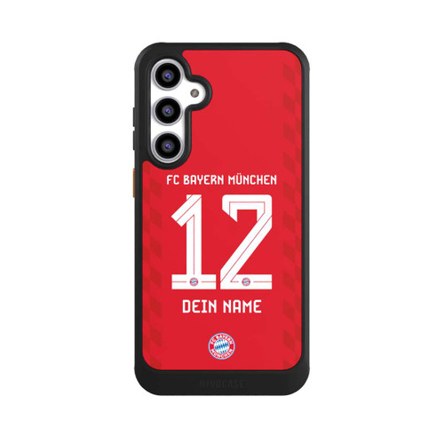 Samsung Galaxy S23 FE NIVOcore FC Bayern München Trikot Personalisierbar 25-26