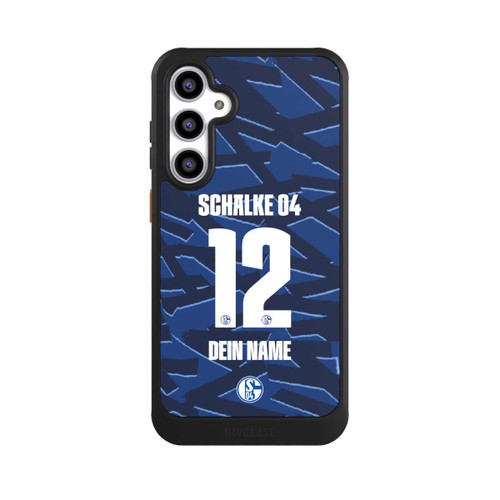Samsung Galaxy S23 FE NIVOcore Schalke 04 Trikot Personalisierbar 25-26