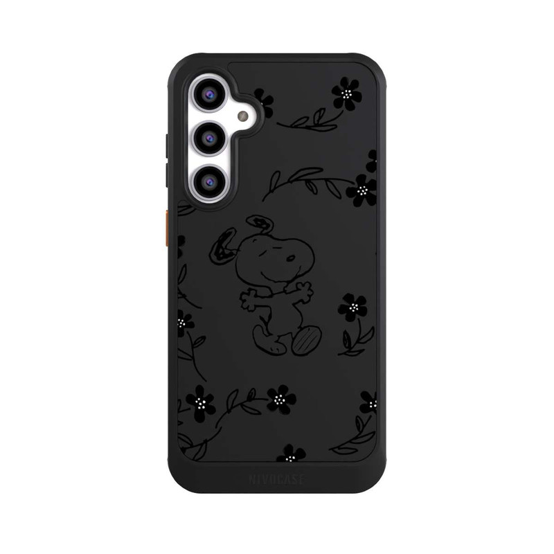 Galaxy S23 FE NIVOcore Snoopy und Flowers Transparent