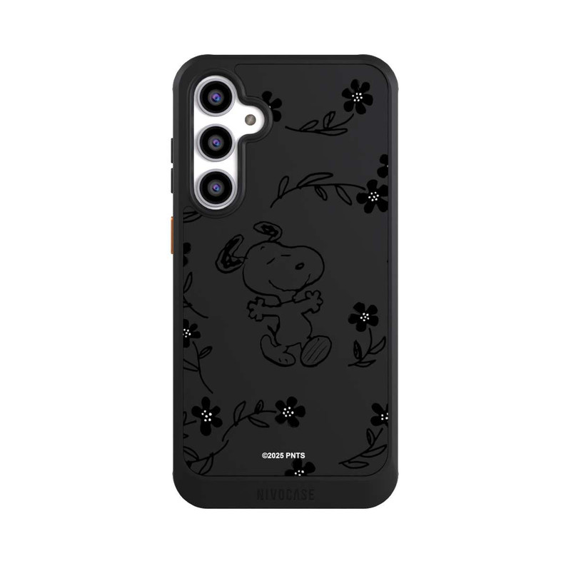 Galaxy S23 FE NIVOcore Snoopy und Flowers Transparent
