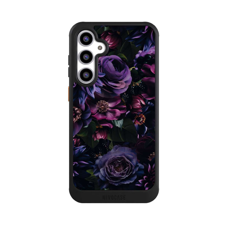 Galaxy S23 FE NIVOcore Dark Purple Flowers