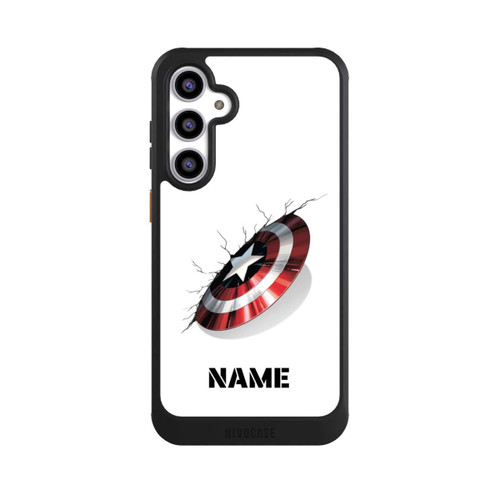 Samsung Galaxy S23 FE NIVOcore Captain America Shield Personalisierbar