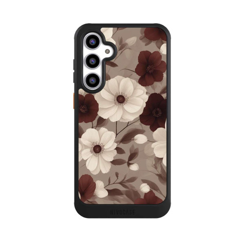 Samsung Galaxy S23 FE NIVOcore Negative Flower Bordeaux White with AI