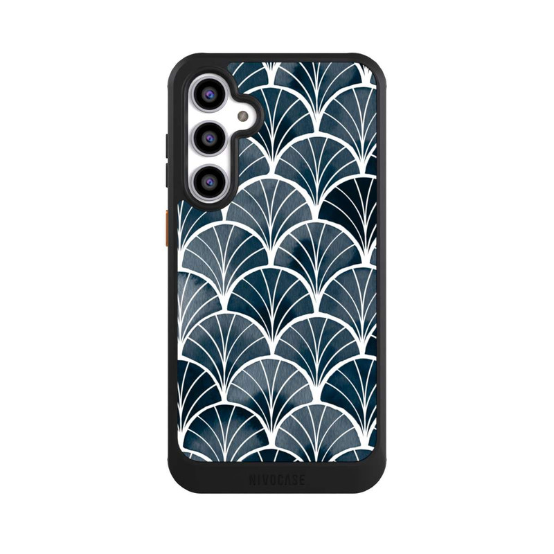 Galaxy S23 FE NIVOcore Botanische Brise Art Deco Grau