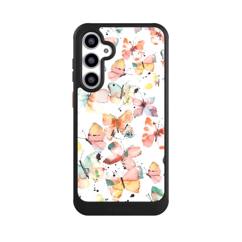 Galaxy S23 FE NIVOcore Butterflies Watercolor Pattern
