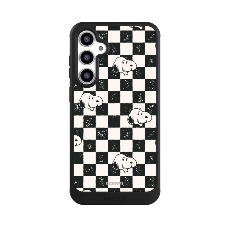 Galaxy S23 FE NIVOcore Snoopy Heads Checked Pattern