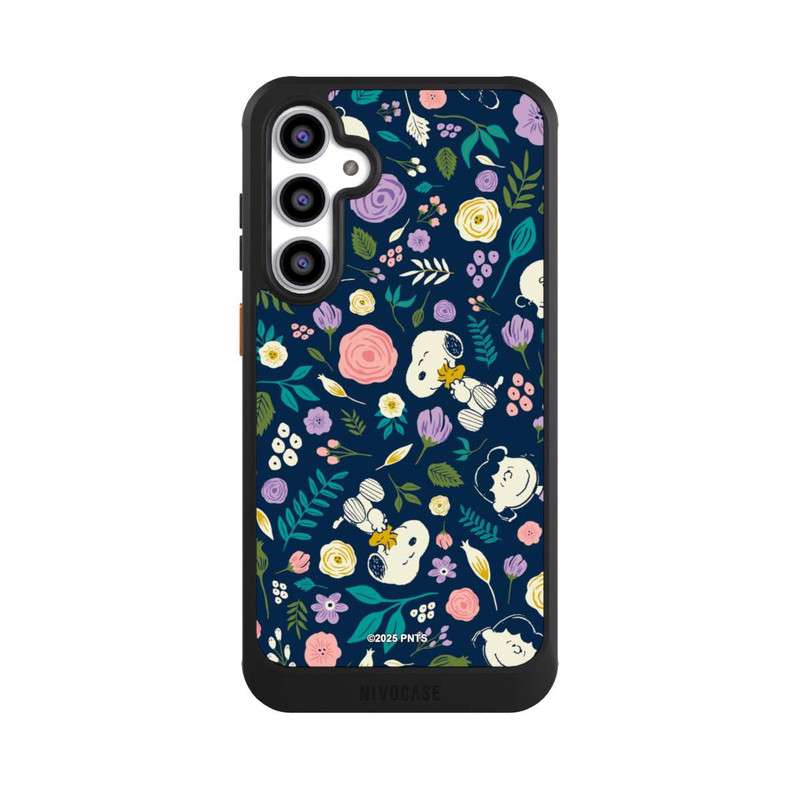 Galaxy S23 FE NIVOcore Peanuts Dark Flower Pattern