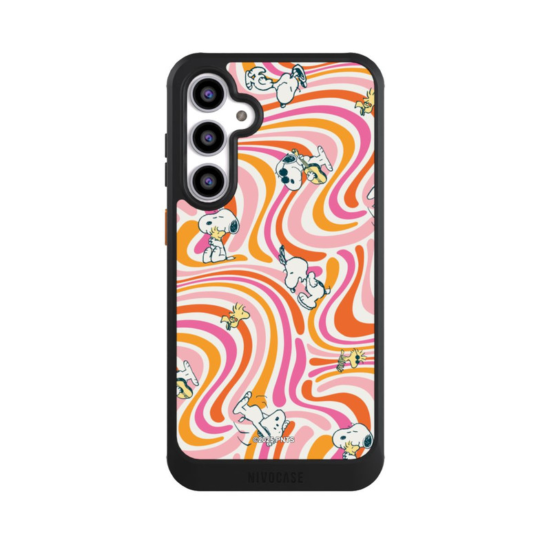 Galaxy S23 FE NIVOcore Peanuts Hippie Pattern Orange