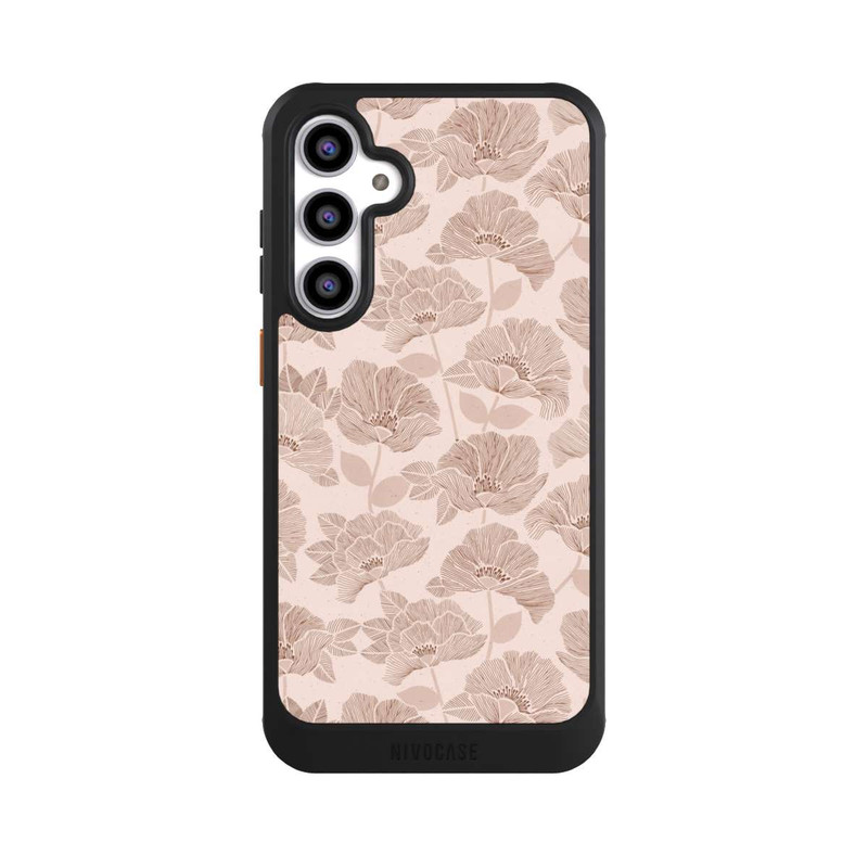 Galaxy S23 FE NIVOcore Brown Floral Block