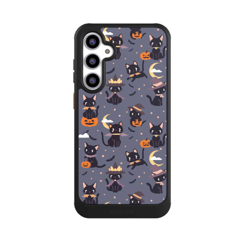 Samsung Galaxy S23 FE NIVOcore Cute Halloween Witch Cats and Pumpkins