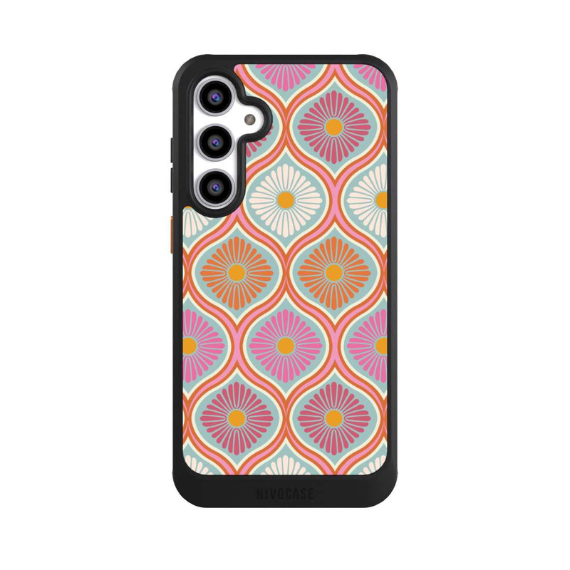 Galaxy S23 FE NIVOcore Groovy 70s Retro Mod Flower Power