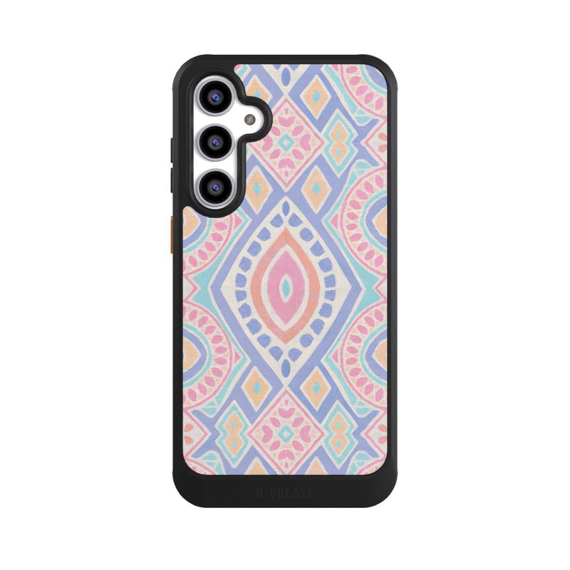 Galaxy S23 FE NIVOcore Boho Geometric Mosaic Intricate Tribal Design