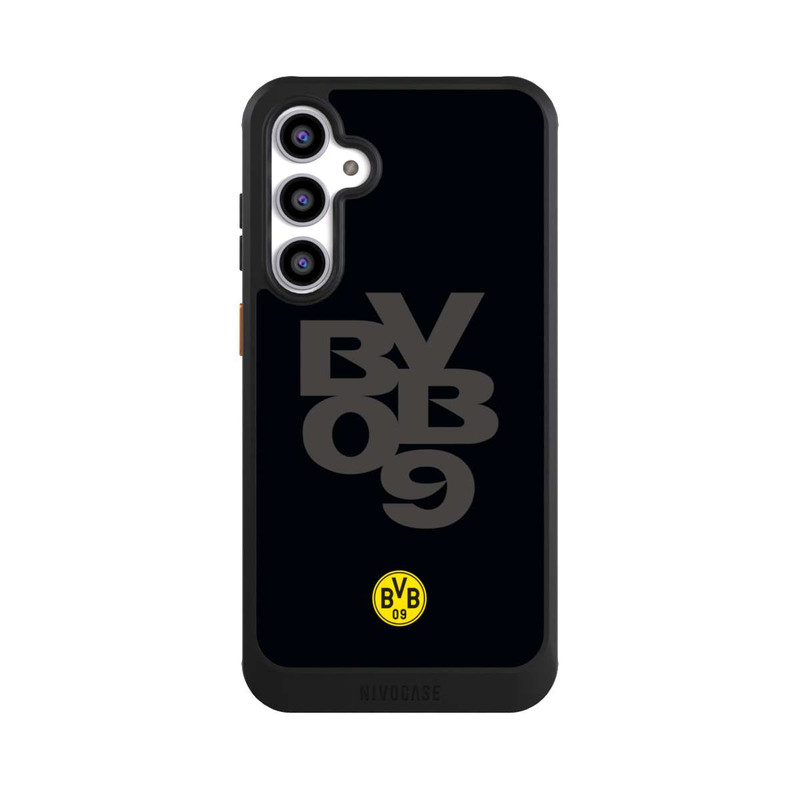 Galaxy S23 FE NIVOcore BVB09 Grau Schwarz