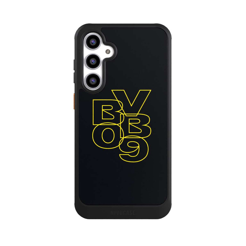Galaxy S23 FE NIVOcore BVB09 Gelb Schwarz