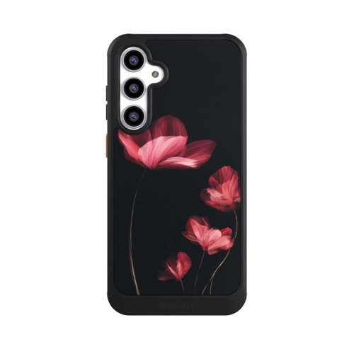Samsung Galaxy S23 FE NIVOcore Burgunder Blüten schwarz