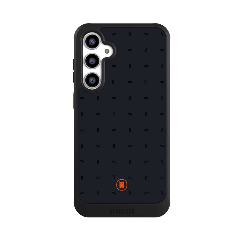 Galaxy S23 FE NIVOcore Nivocase Muster Dunkelgrau