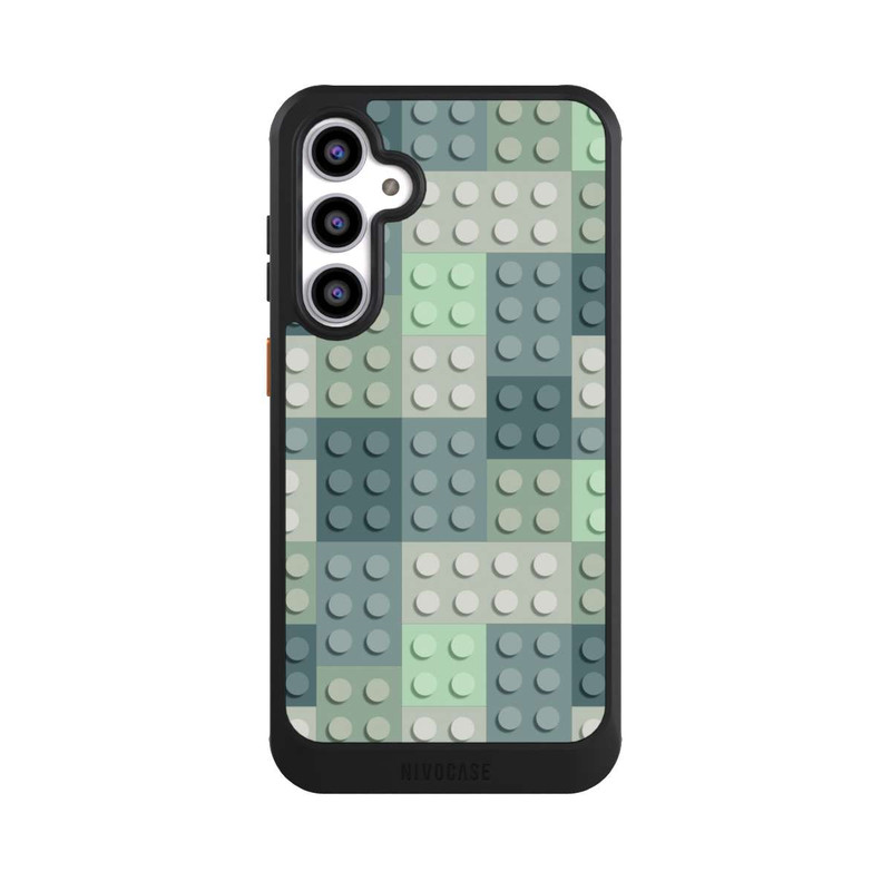 Galaxy S23 FE NIVOcore Modèle de blocs verts