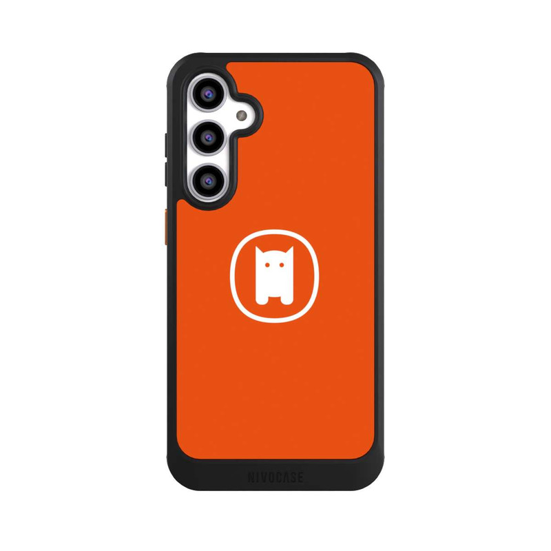 Galaxy S23 FE NIVOcore Nivocase Logo Orange
