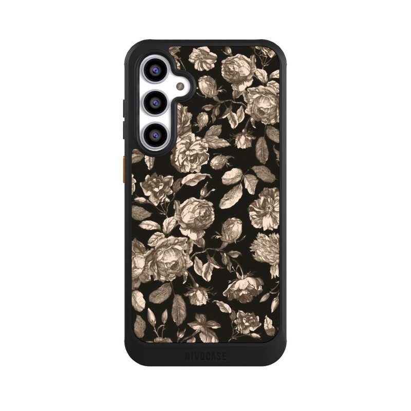 Galaxy S23 FE NIVOcore Canvas dark flowers