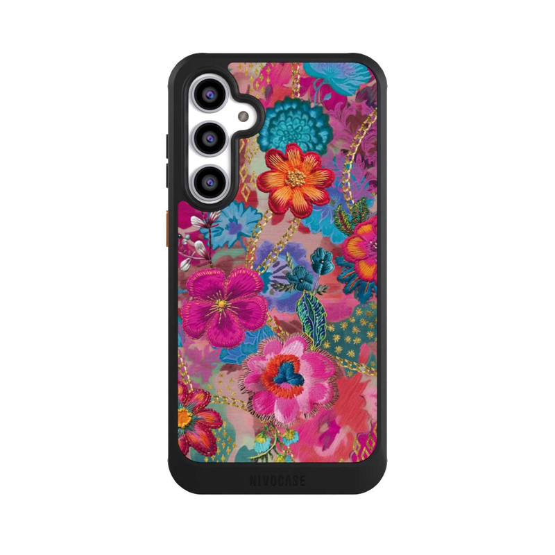 Galaxy S23 FE NIVOcore Patchwork Flowers With AI