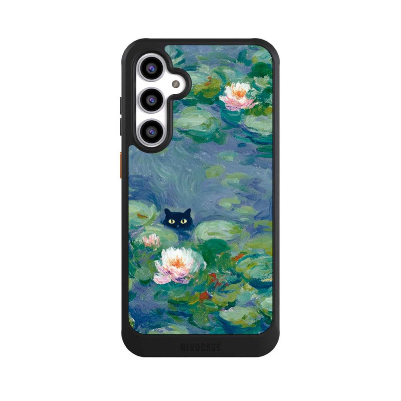 Galaxy S23 FE NIVOcore Katze im Teich Gemälde