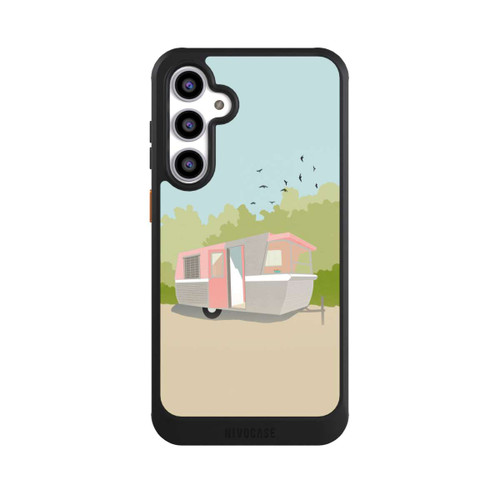 Samsung Galaxy S23 FE NIVOcore Retro Glamping by Roberta Murray