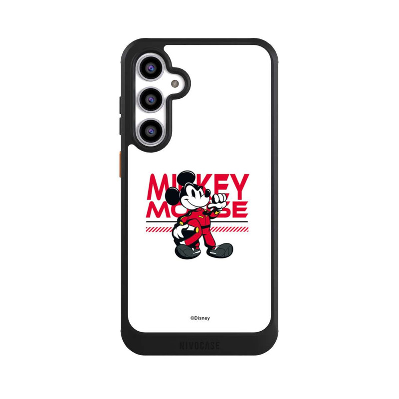 Galaxy S23 FE NIVOcore Micky Maus Rennfahrer Weiß