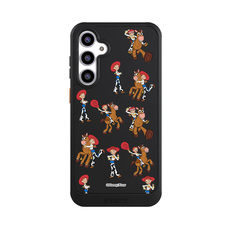 Galaxy S23 FE NIVOcore Toy Story 5 Jessie Cowboy Pattern Transparent