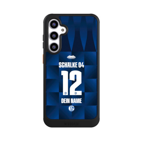 Samsung Galaxy S23 FE NIVOcore Schalke 04 Trikot Personalisierbar 26-27