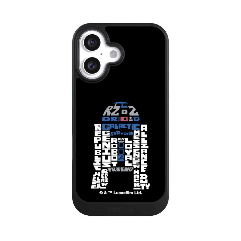 iPhone 16 NIVOcore R2-D2 Typo Grafisch
