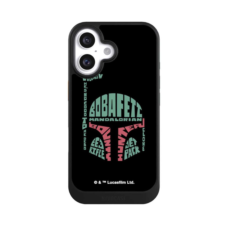 iPhone 16 NIVOcore Boba Fett Typo Graphic